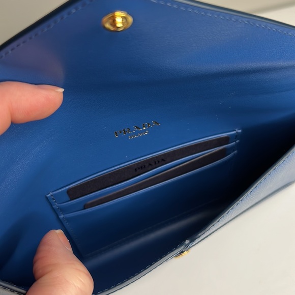 Prada Envelope Wallet in Blue! So pretty! 💙 *LIMITED OFFER* - Picture 6 of 16